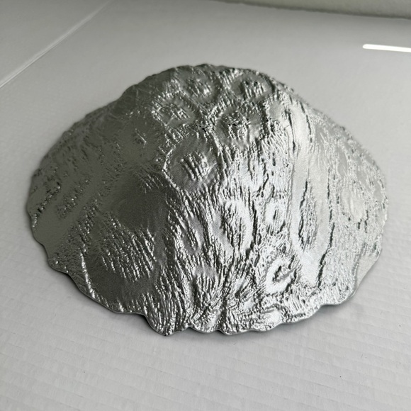 Pier 1 teal turquoise glass decorative mosaic large centerpiece bowl - Picture 7 of 9